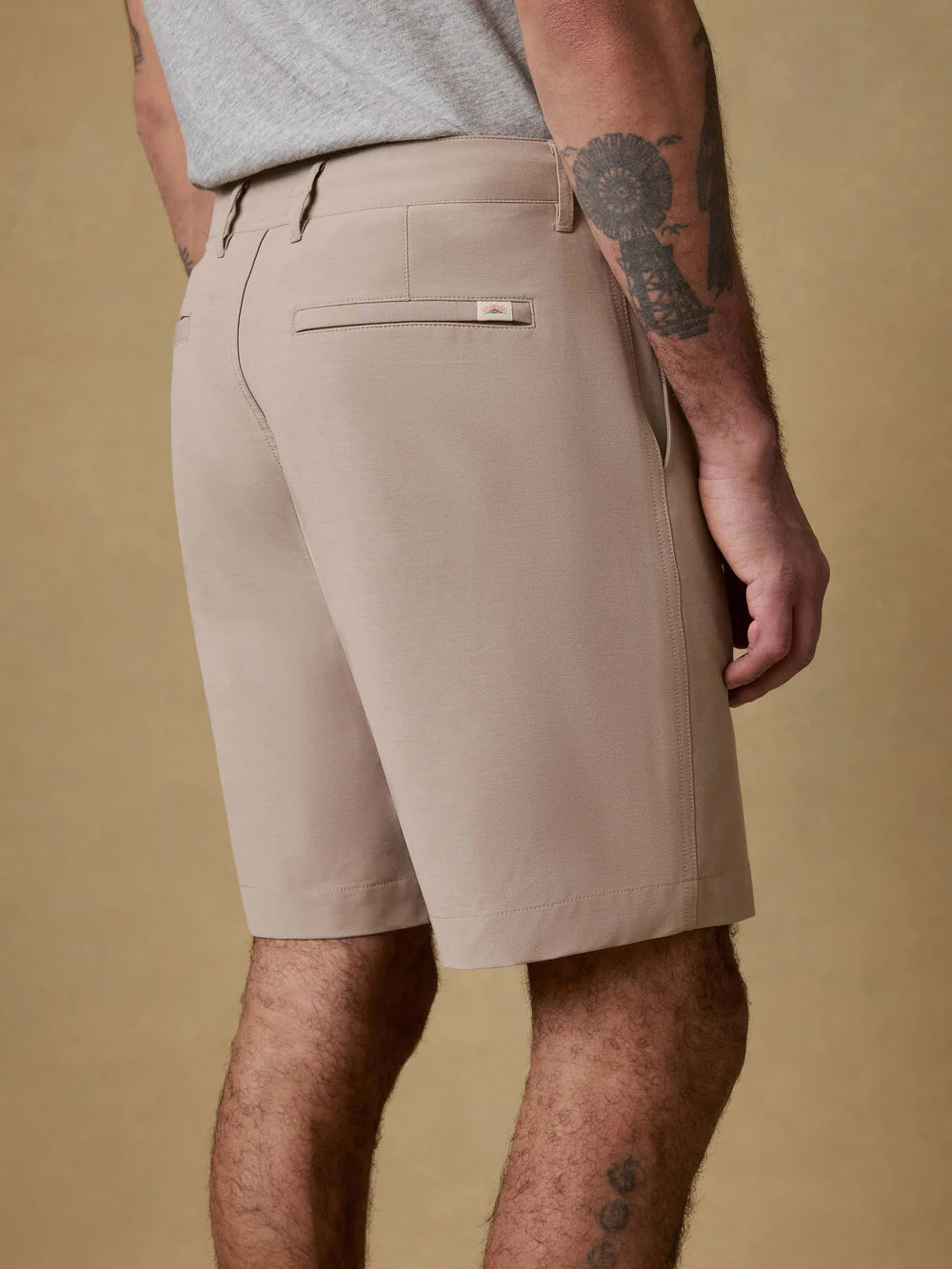 All Day Short (9")-khaki