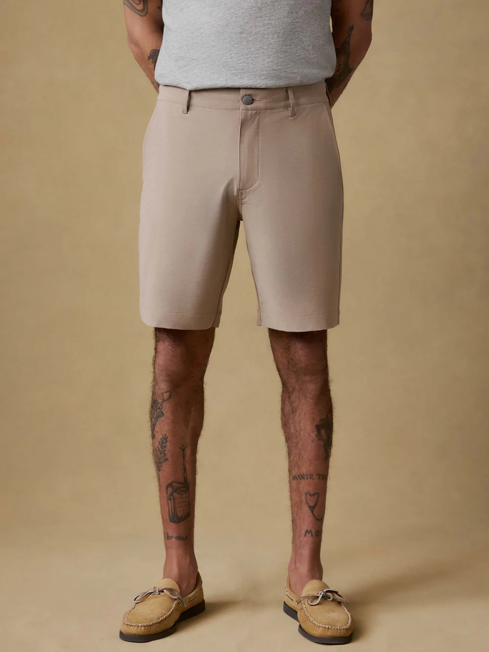 All Day Short (9")-khaki