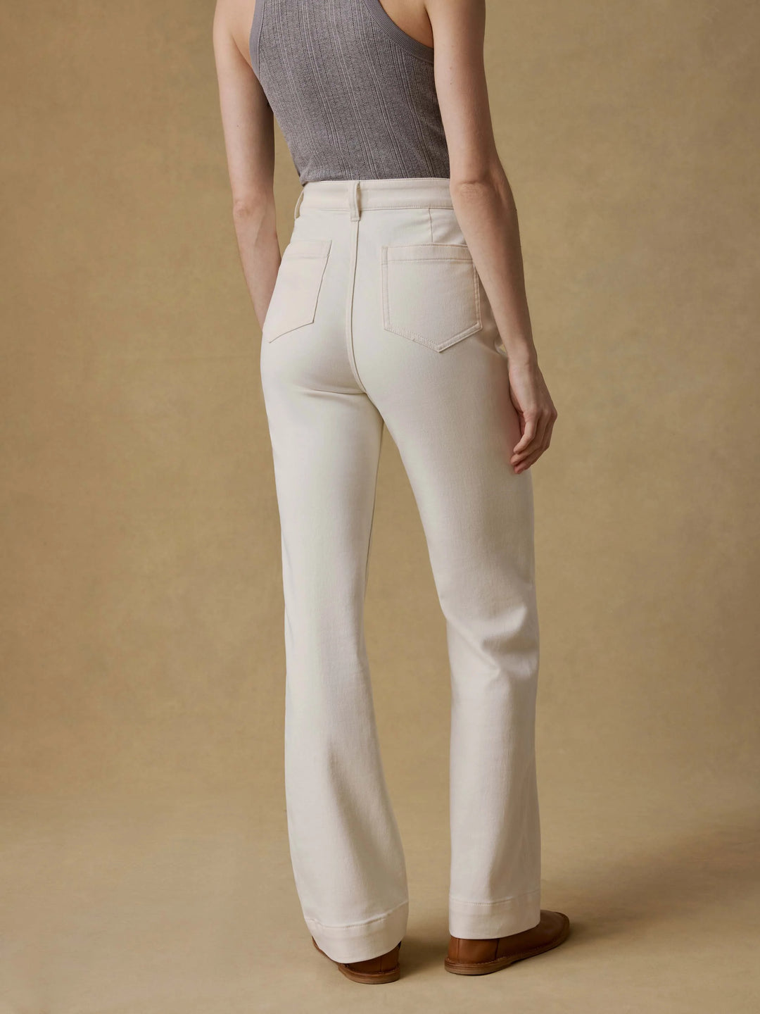 Stretch Terry Patch Pocket Pant-egret