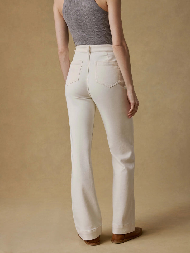 Stretch Terry Patch Pocket Pant-egret