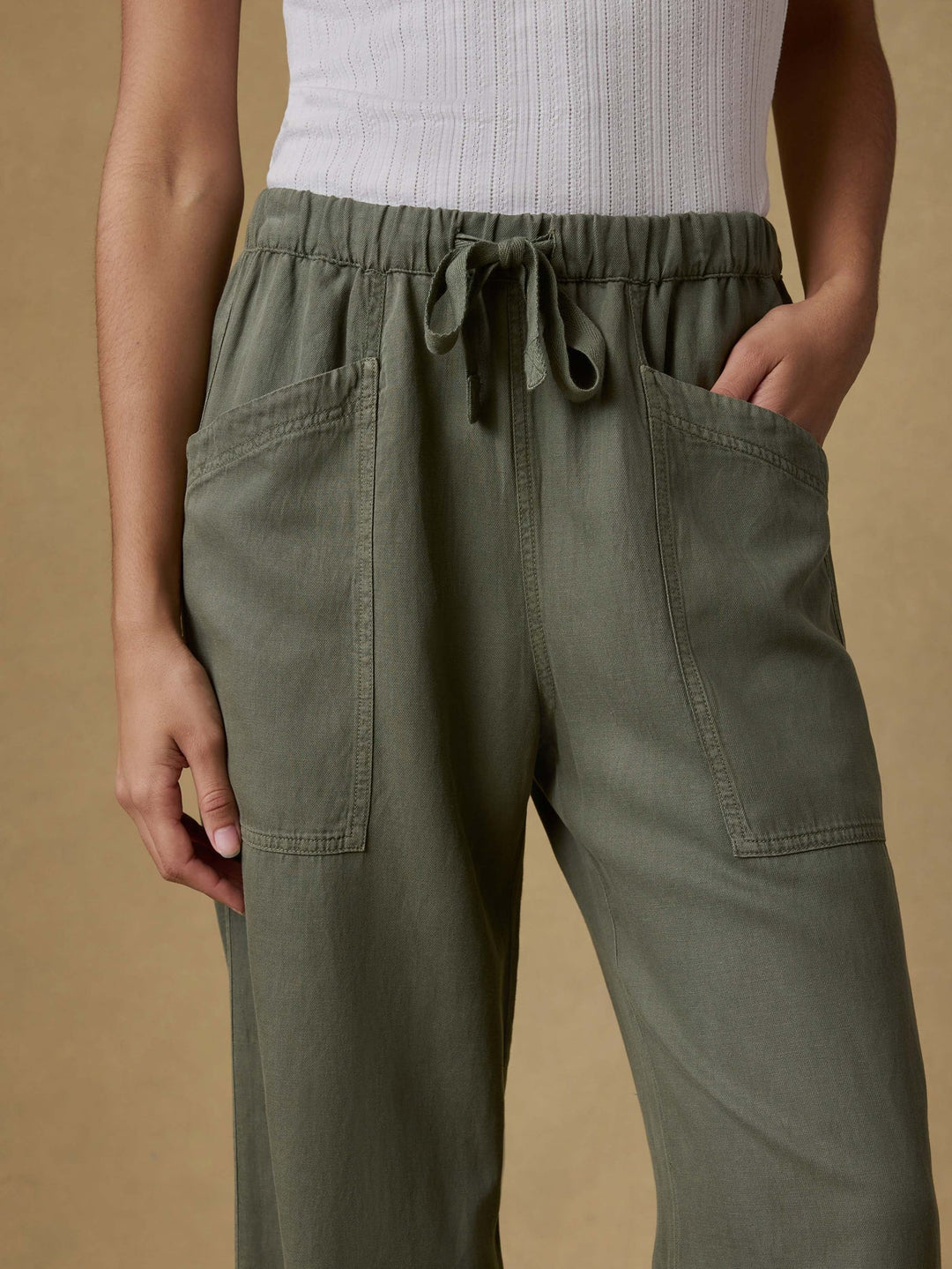Topanga Drape Pant-thyme