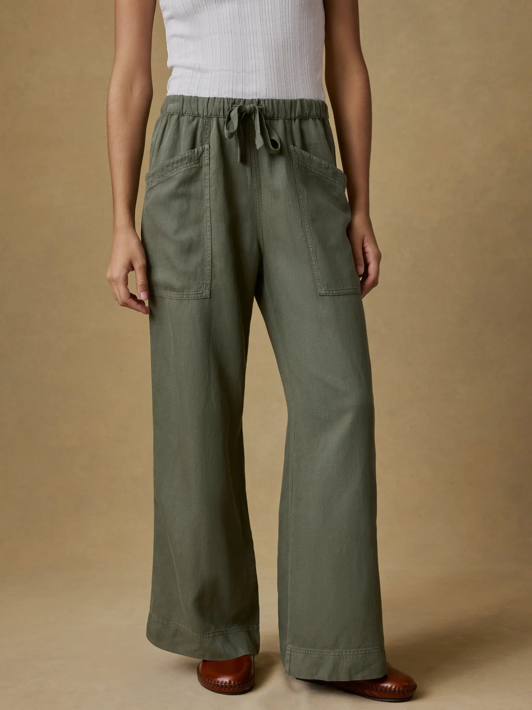Topanga Drape Pant-thyme