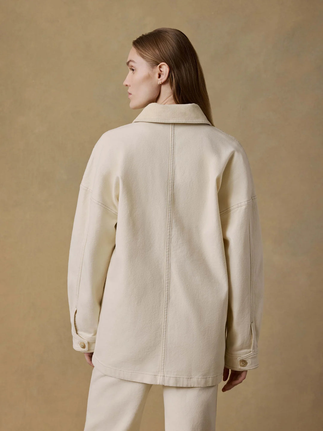 Sunwashed Canvas Chore Jacket-sea salt
