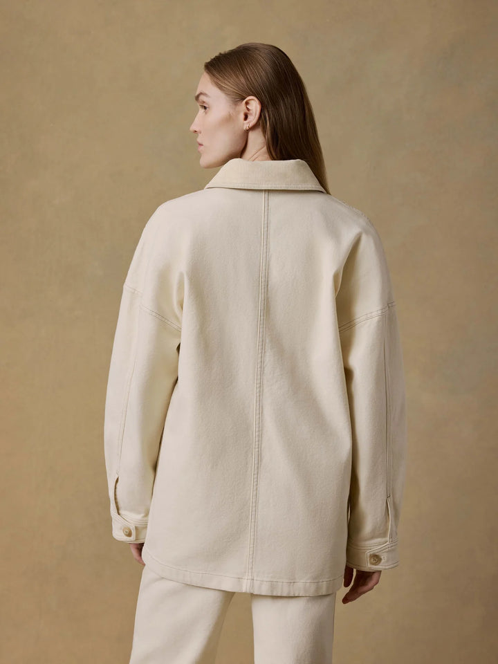 Sunwashed Canvas Chore Jacket-sea salt