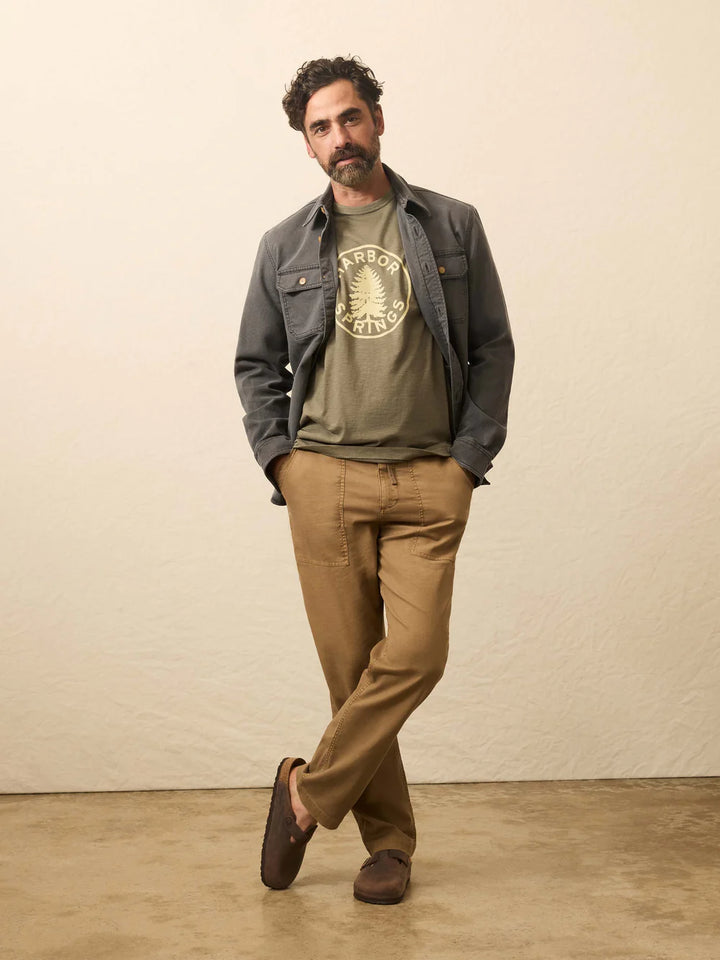 sunwashed graphic tee-light pine