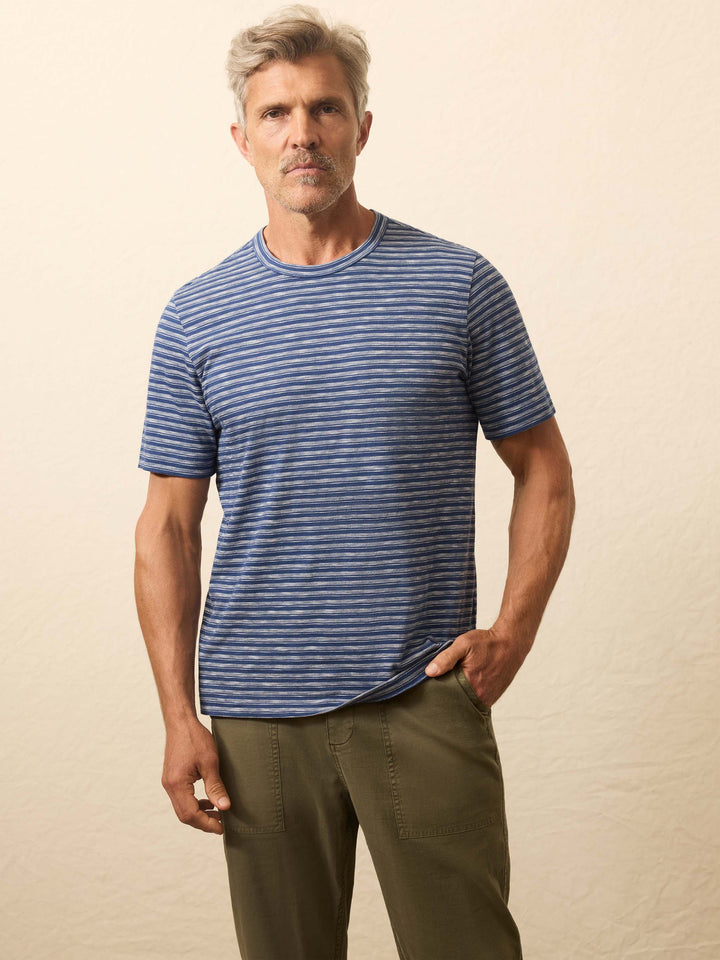 sunwashed tee-river rapids stripe