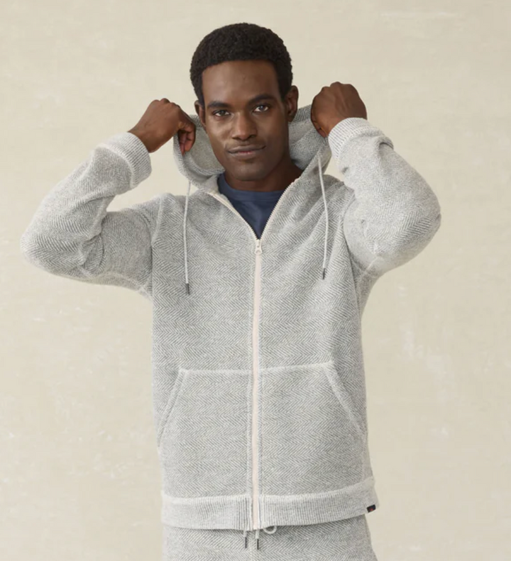 Whitewater Full Zip Hoodie-grey shell loop