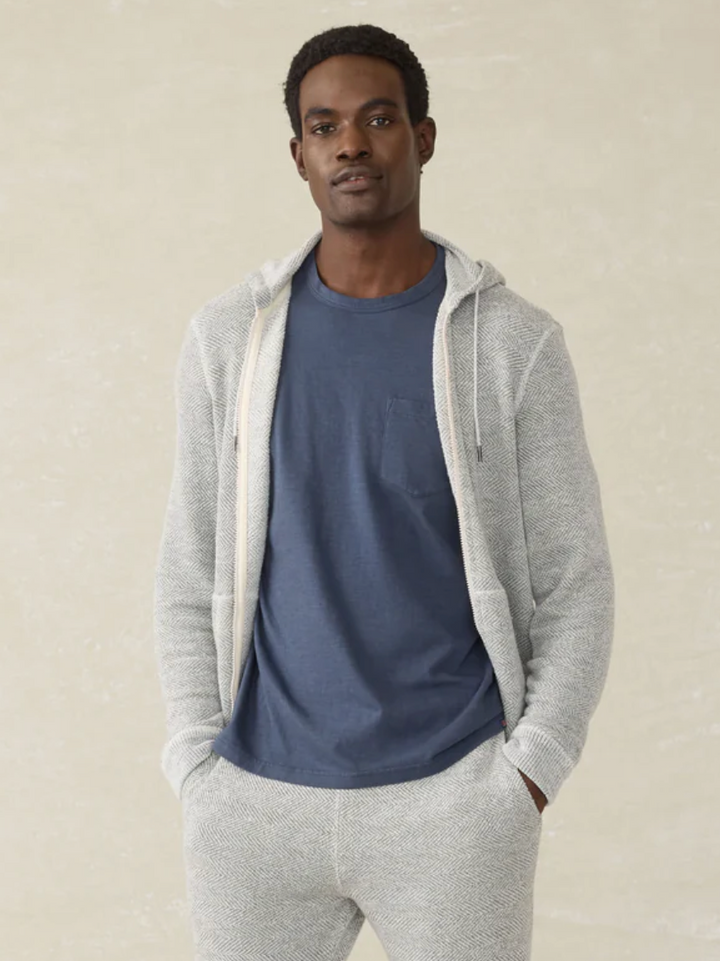 Whitewater Full Zip Hoodie-grey shell loop