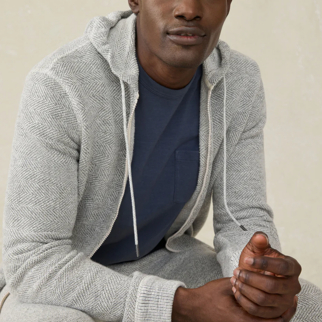 Whitewater Full Zip Hoodie-grey shell loop