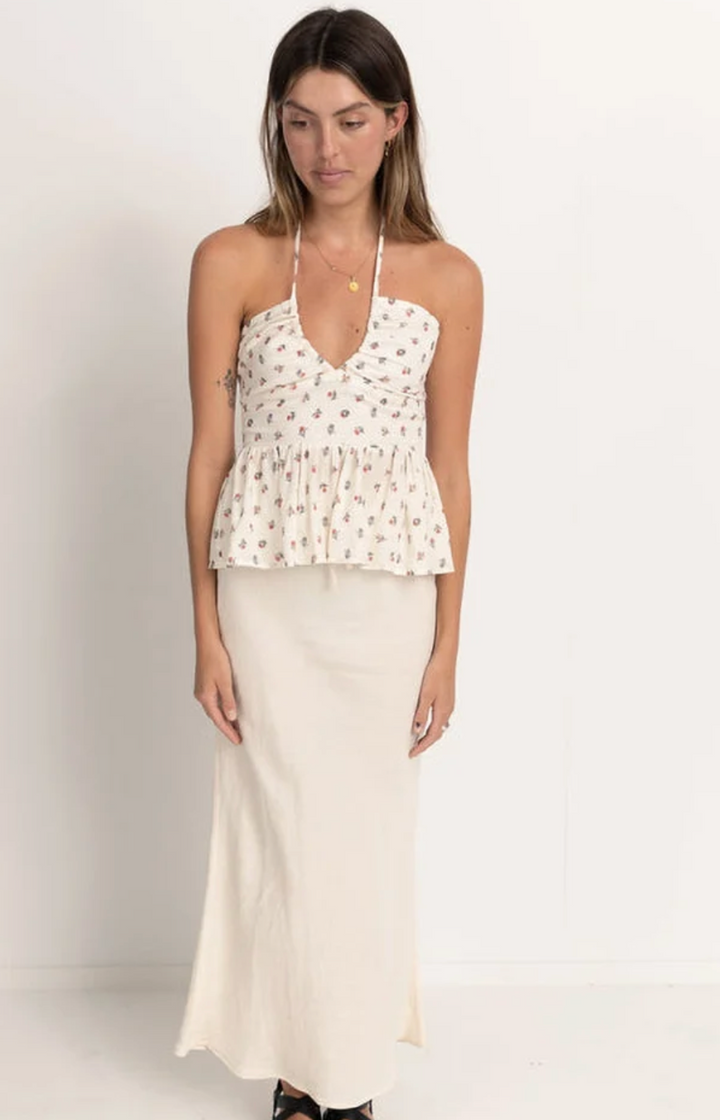harper top-red floral