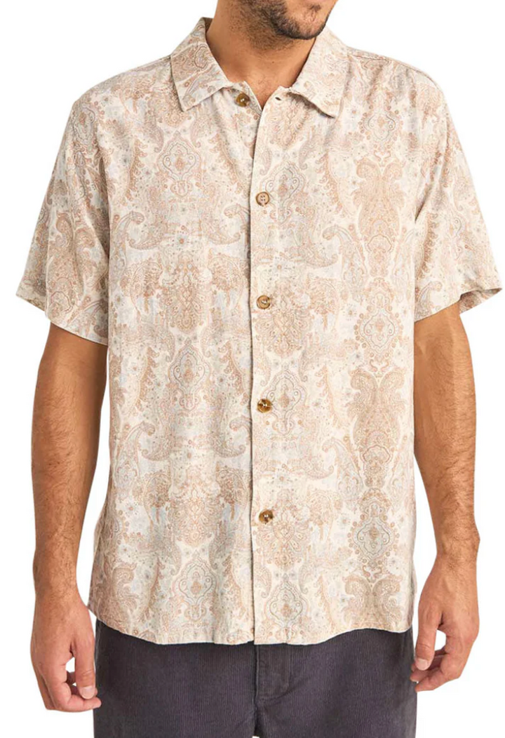 jean paisley ss shirt-cream