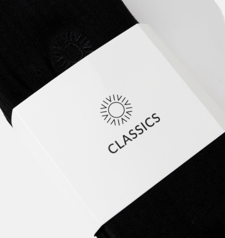 classic 3-pack socks-black
