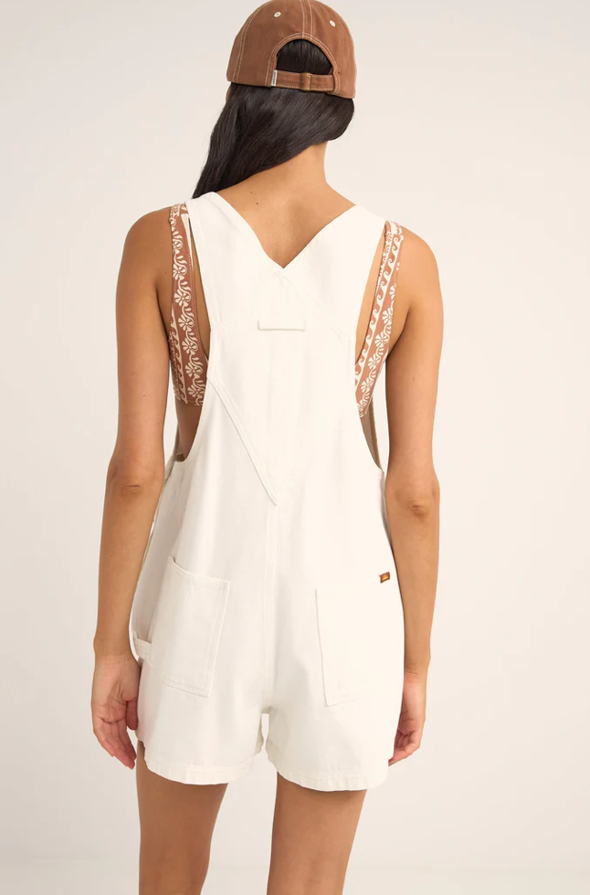 tides short overall-white