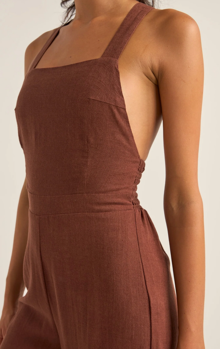 cabana jumpsuit-chocolate