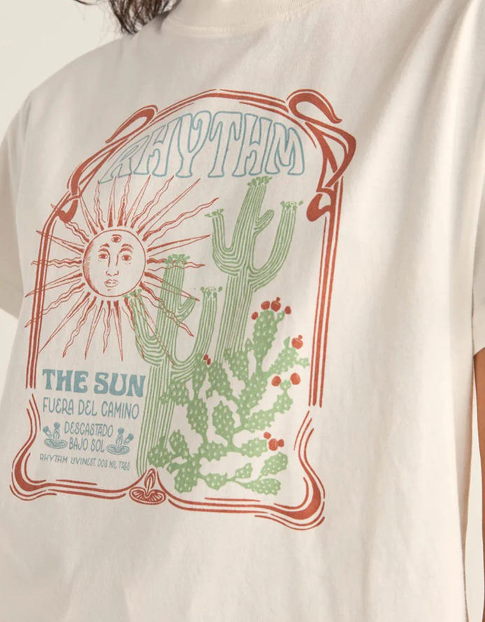 del camino band t-shirt-white