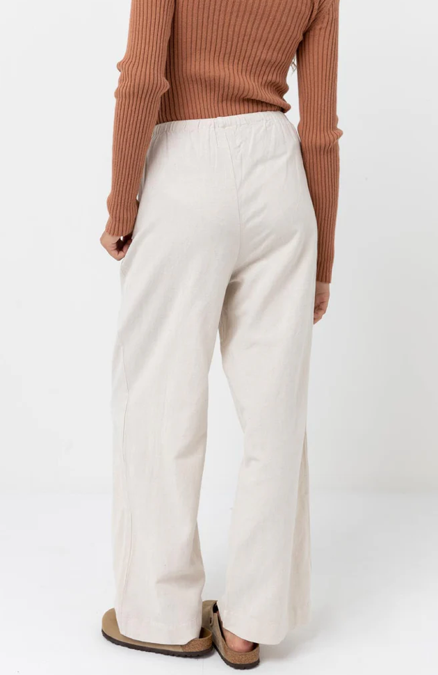 classic drawstring pant-oat