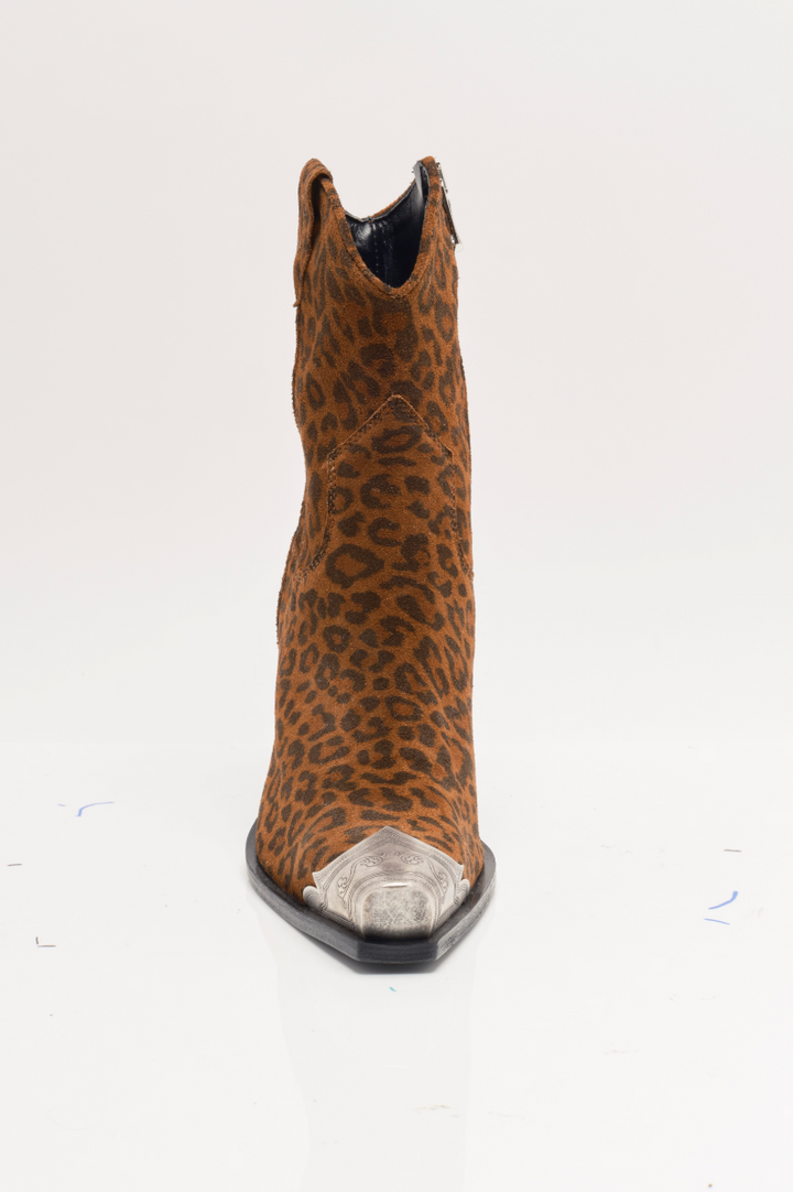 BRAYDEN WESTERN BOOT-LEOPARD SUEDE