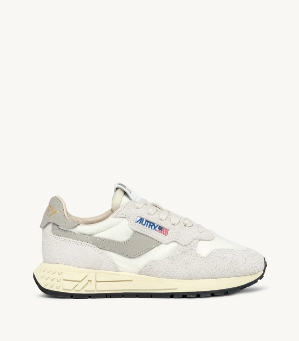 M REELWIND LOW-WHITE NYLON/SUEDE