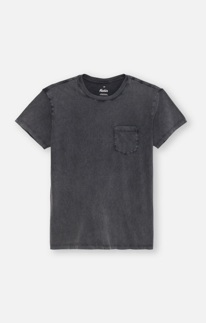 BASE TEE-BLACK SAND WASH