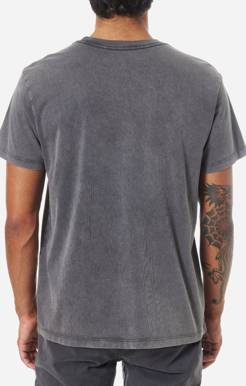 BASE TEE-BLACK SAND WASH