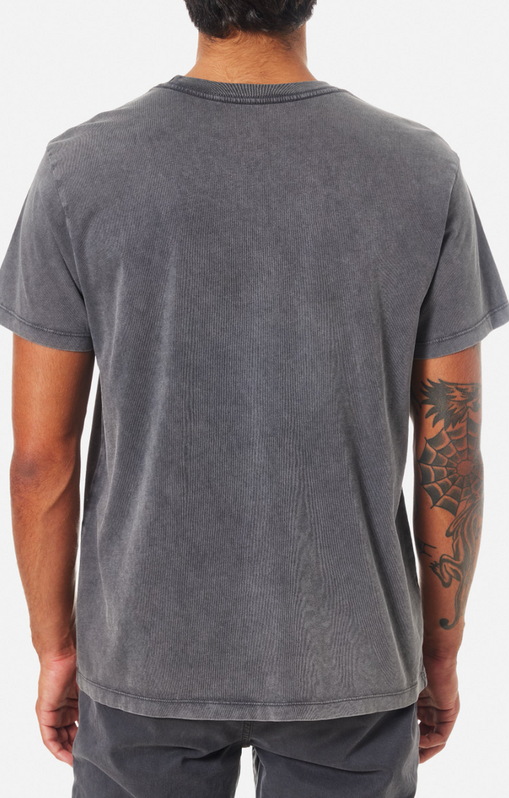 BASE TEE-BLACK SAND WASH