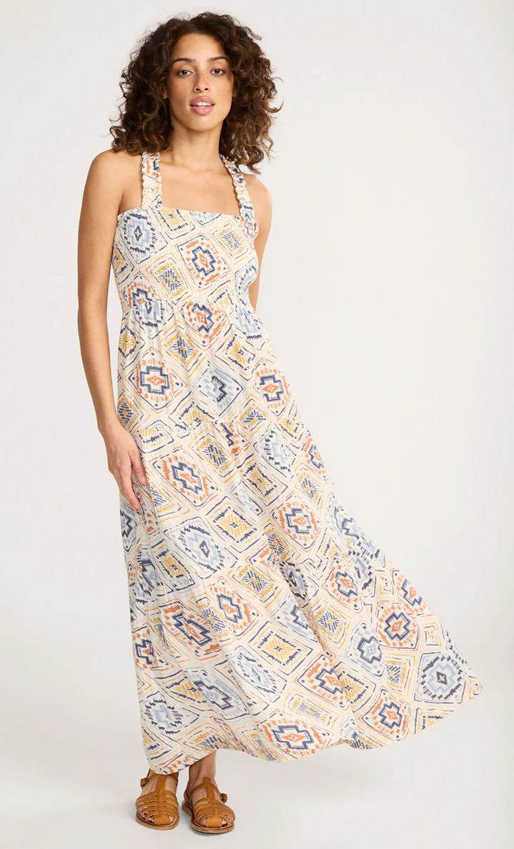 hayley cotton gauze dress-harding bandana print