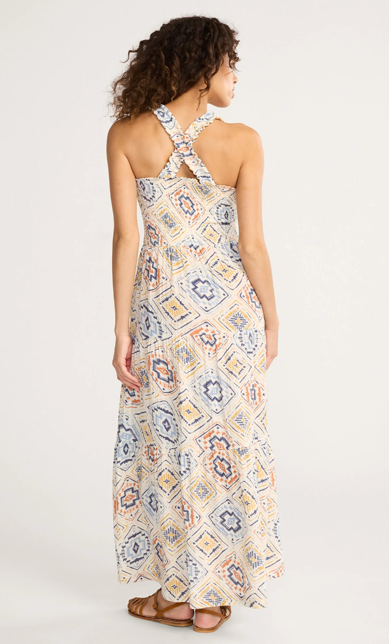 hayley cotton gauze dress-harding bandana print