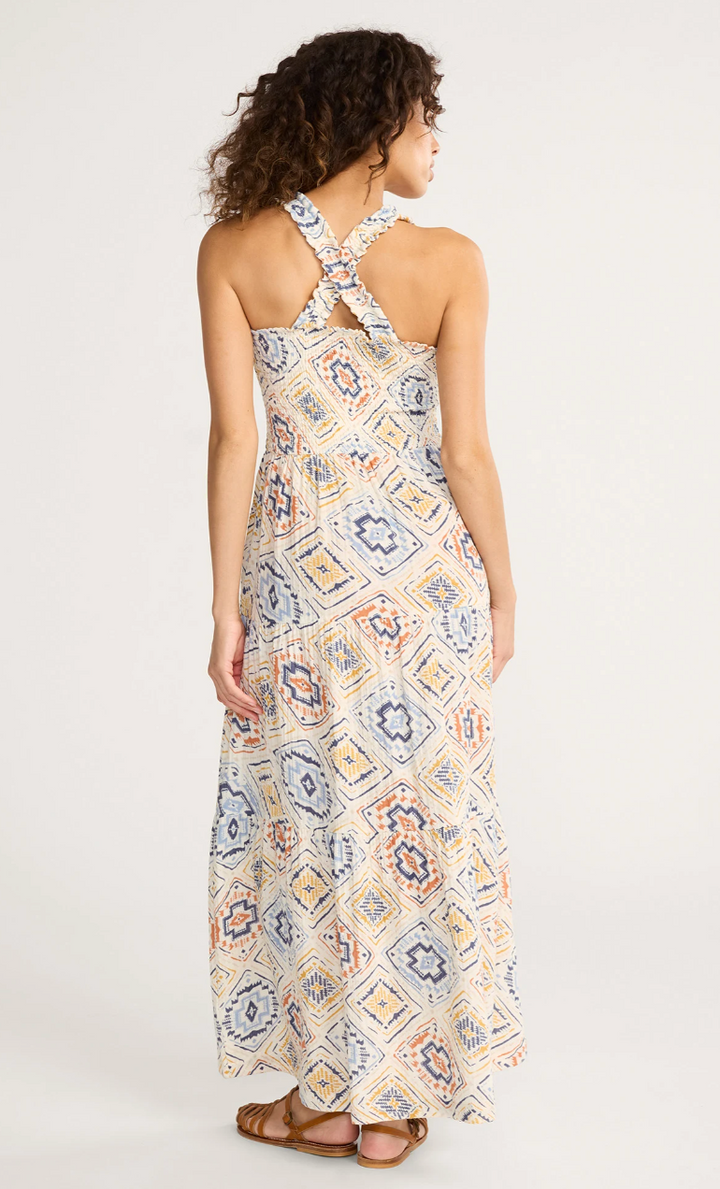 hayley cotton gauze dress-harding bandana print