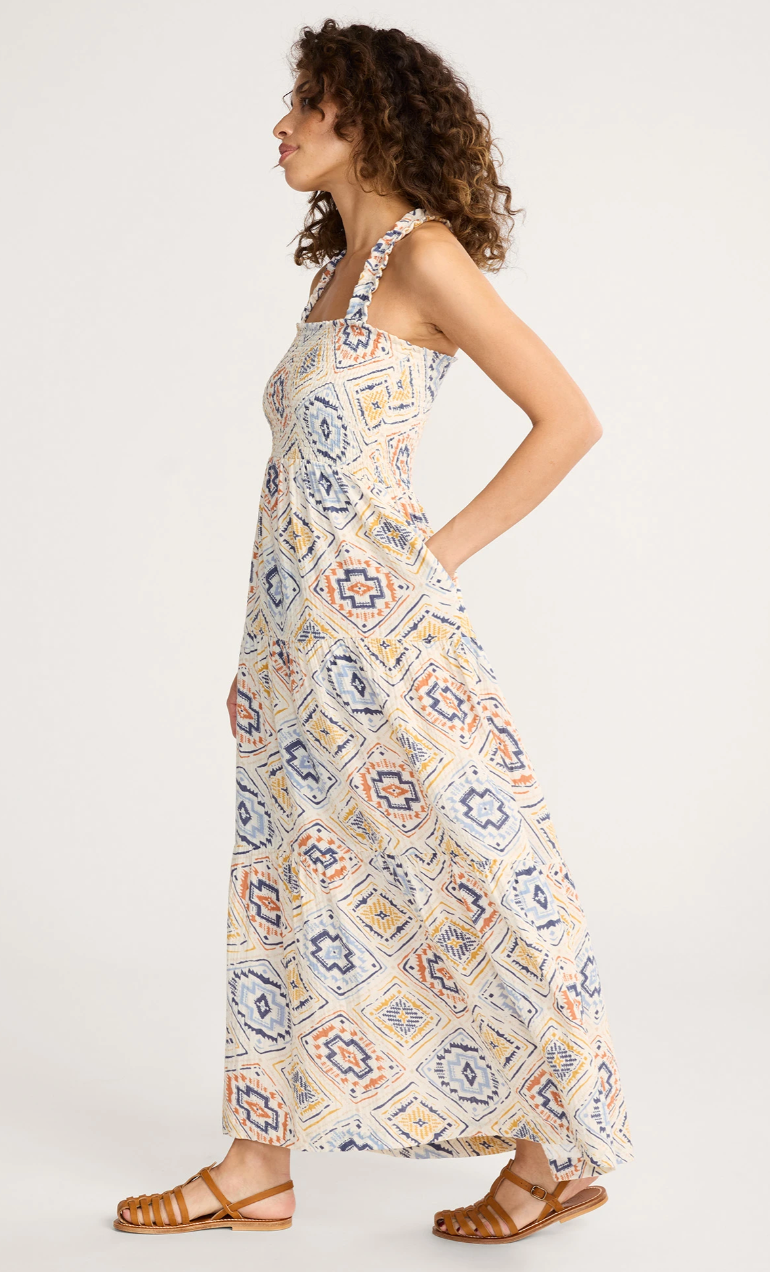 hayley cotton gauze dress-harding bandana print