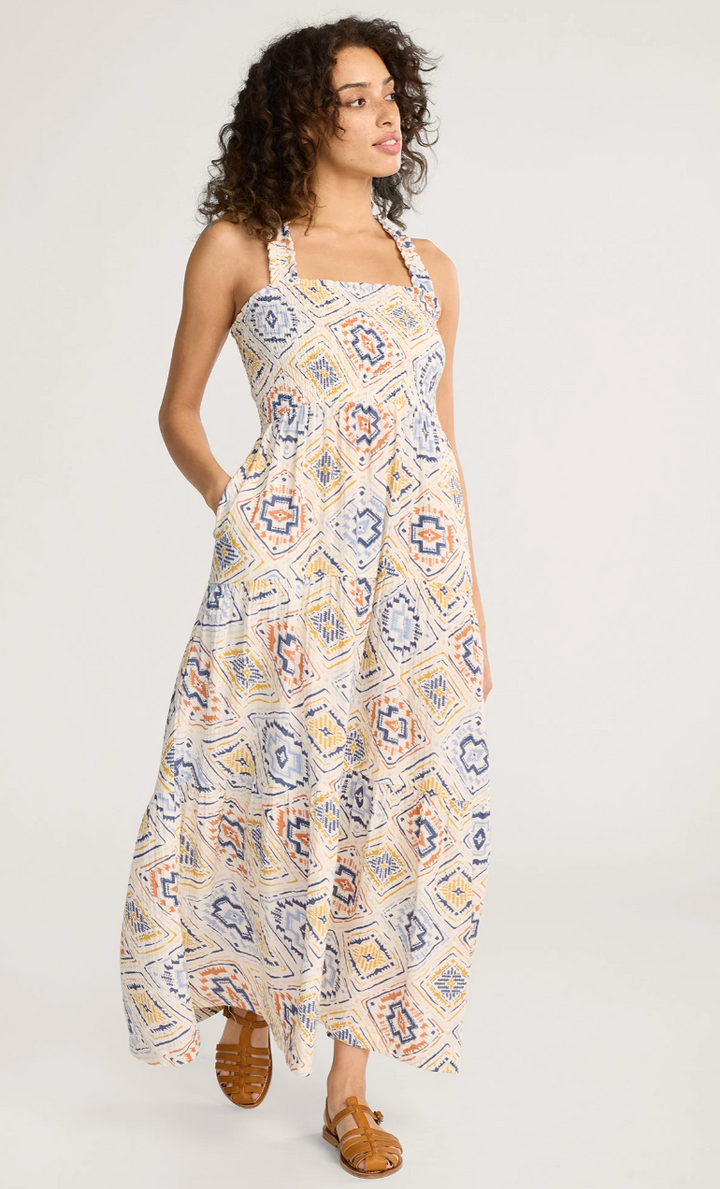hayley cotton gauze dress-harding bandana print