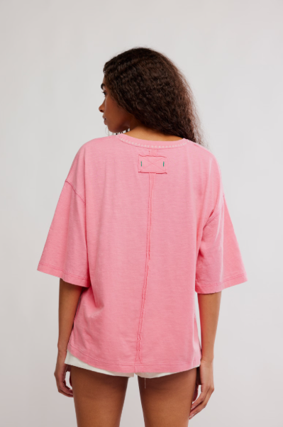 IN SPRING TEE / PINK POPPY COMBO
