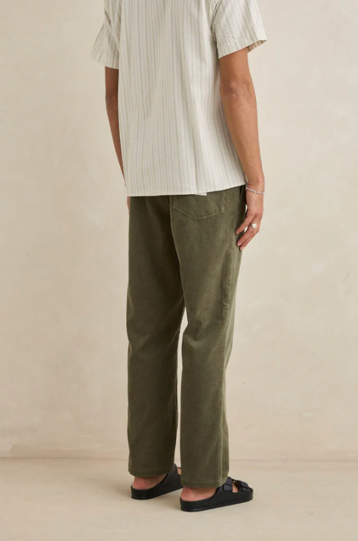 linen jam pant-olive