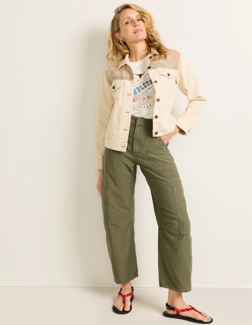 denim trucker jacket-natural laurel grove