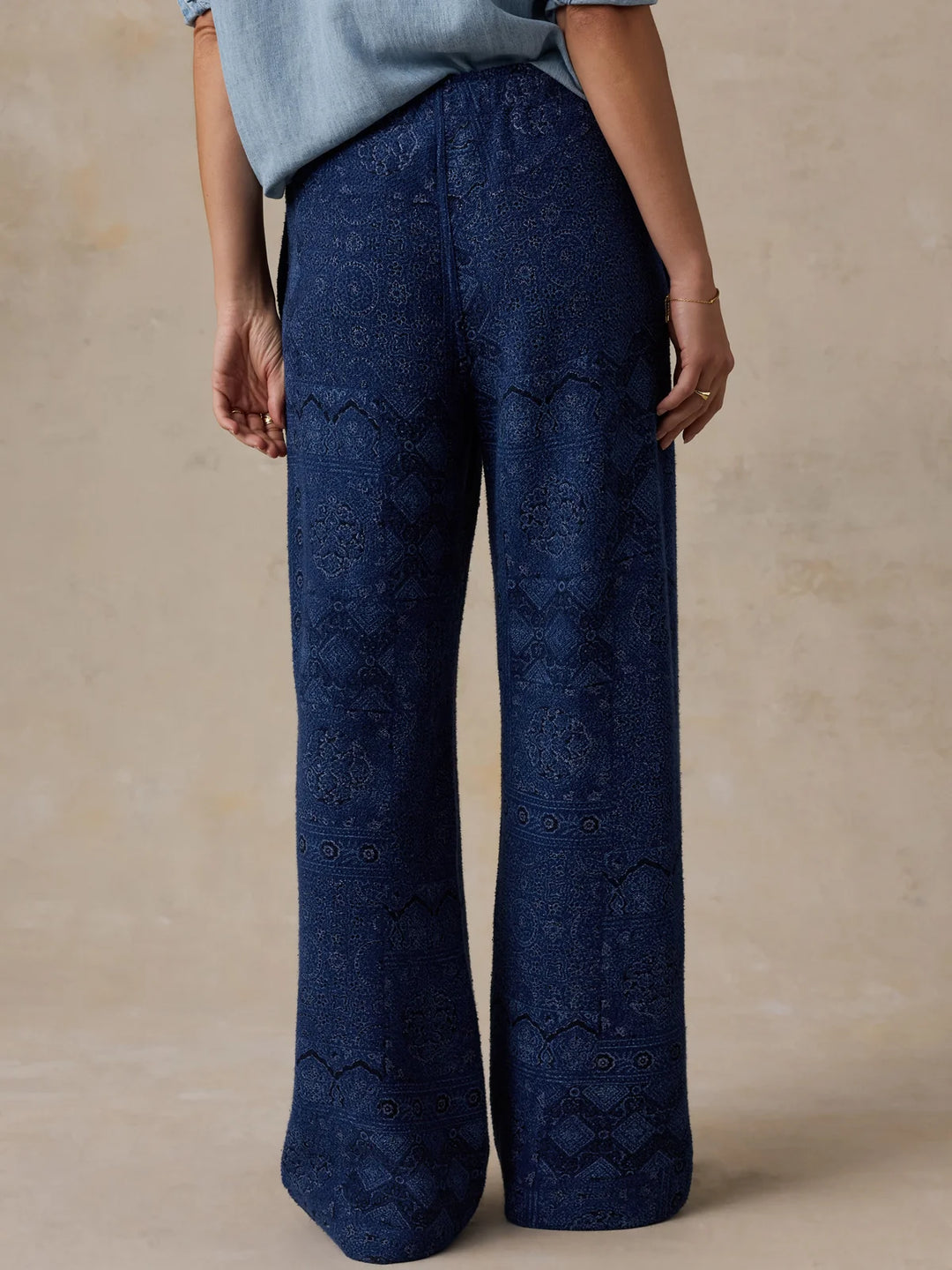Laidback Terry Pant-bayshore bandana