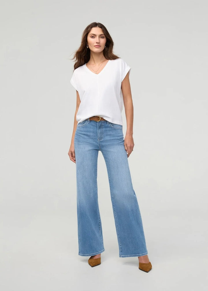 Performance Denim+ High Rise Wide Leg-Vintage Seaside