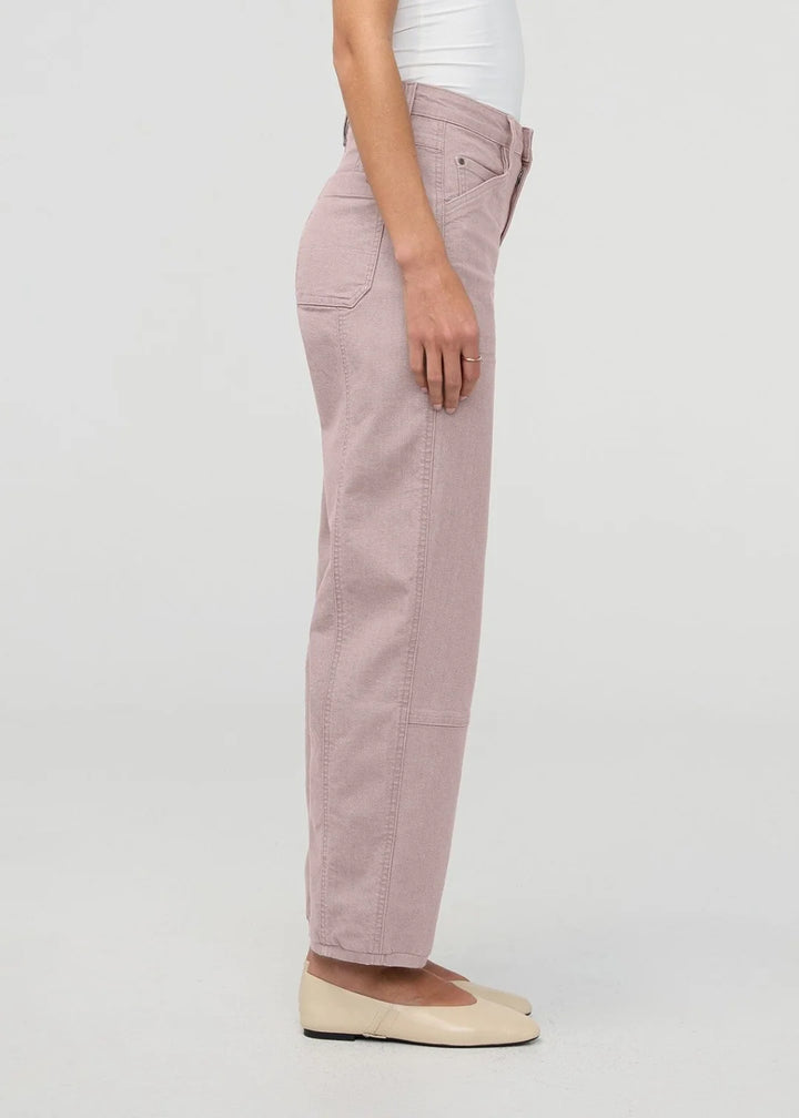Stretch Canvas Utility Pant-Chalk