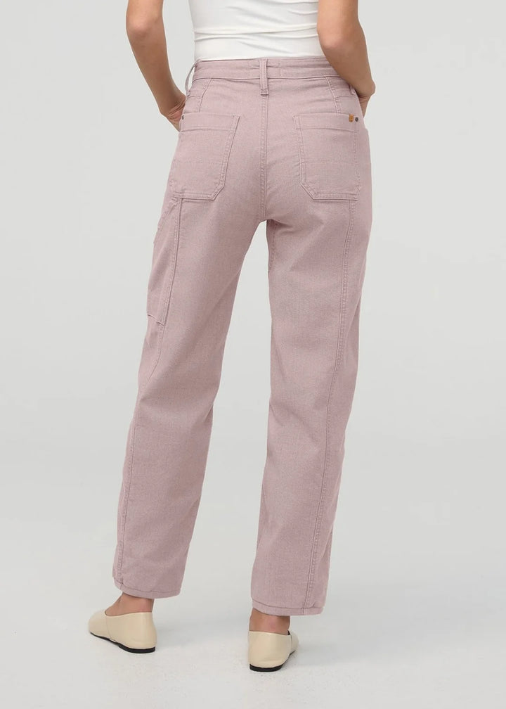 Stretch Canvas Utility Pant-Chalk