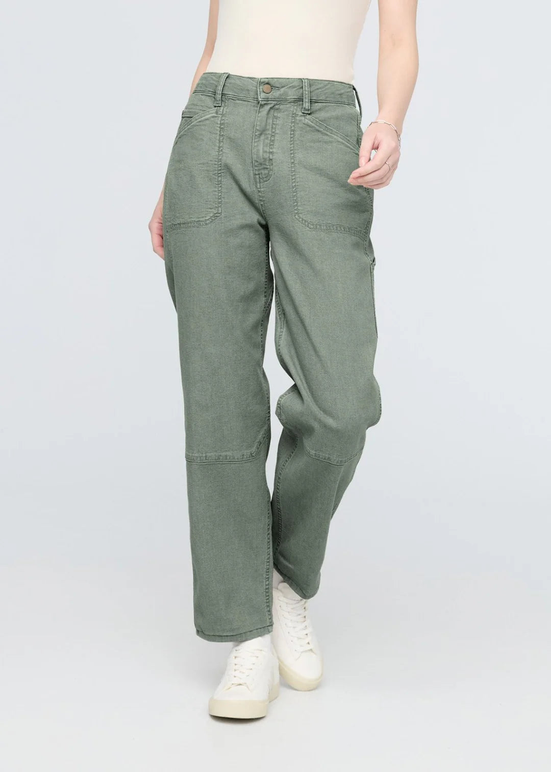 Stretch Canvas Utility Pant-Pine