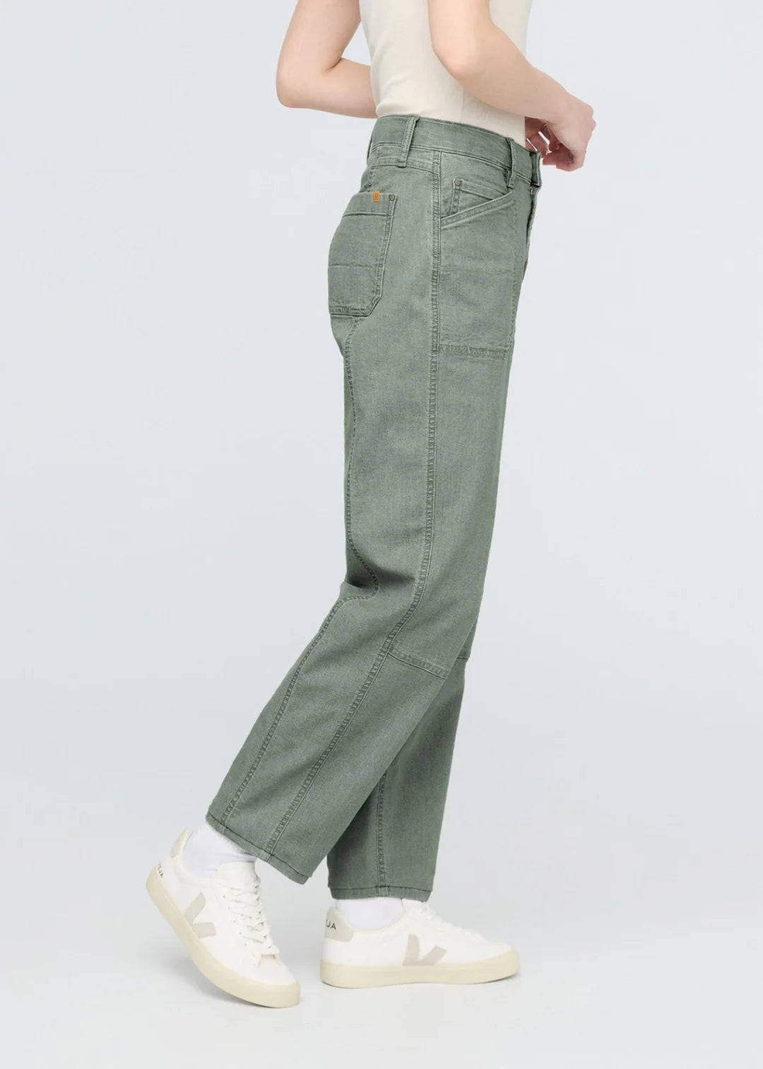 Stretch Canvas Utility Pant-Pine