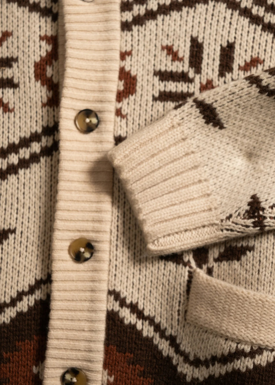 Wincha Shawl Collar Sweater-Natural