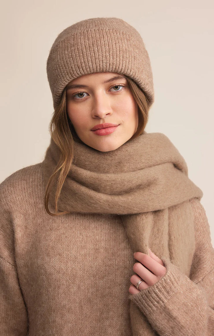 Glacier Beanie-Heathered Camel (HCE)