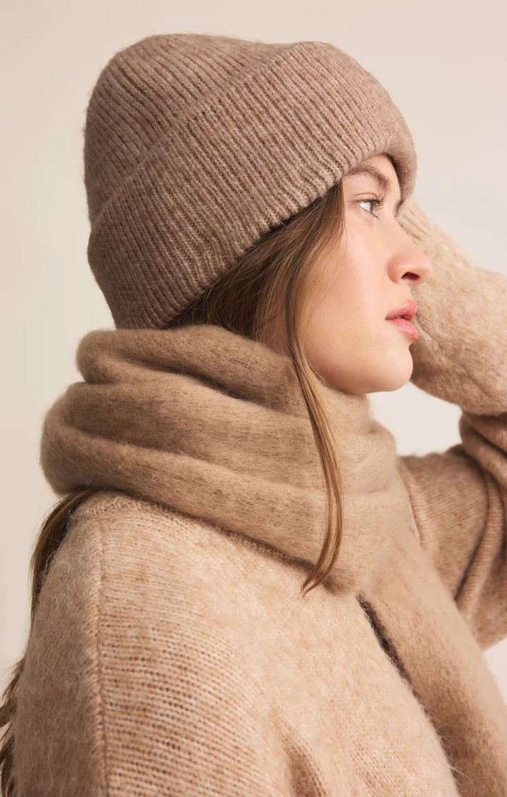 Glacier Beanie-Heathered Camel (HCE)