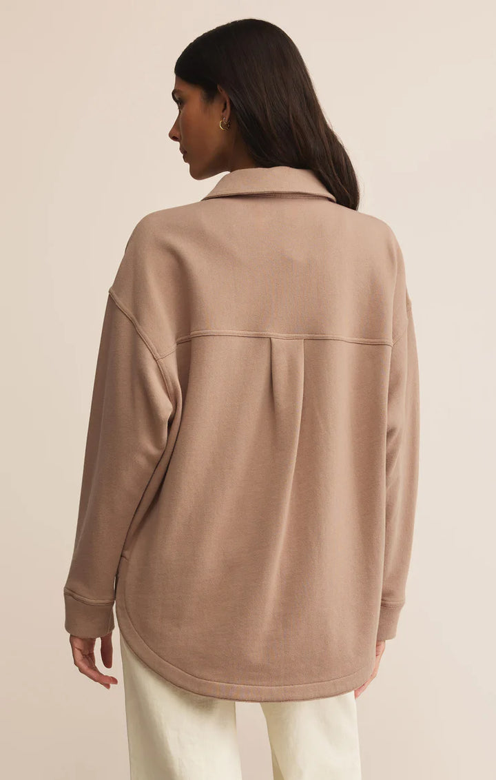 All Day Knit Jacket-Iced Coffee (ICF)