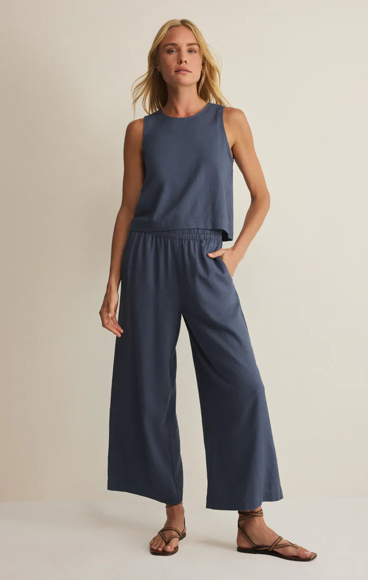 Scout Linen Pant-Vintage Indigo