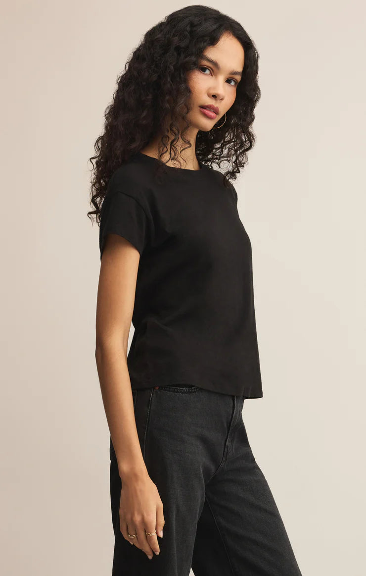 Modern Slub Tee-Black (BLK)