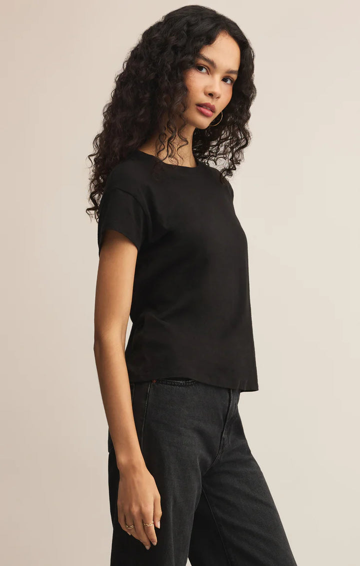 Modern Slub Tee-Black (BLK)