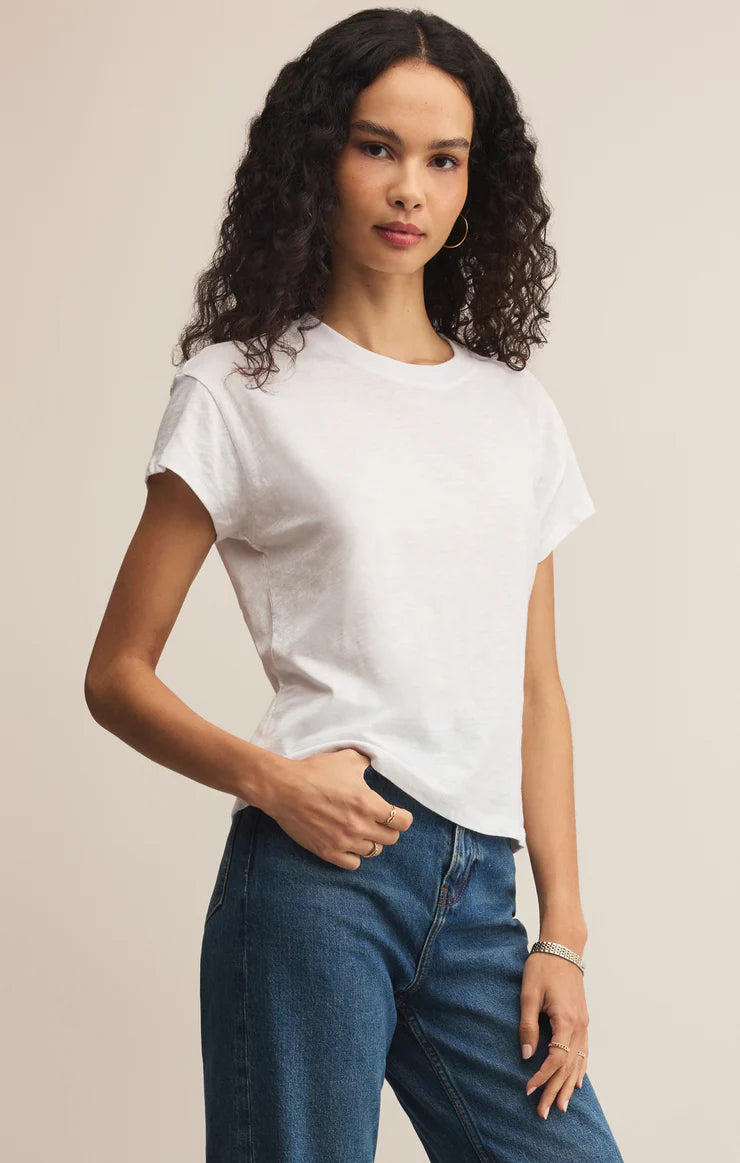 Modern Slub Tee-White (WHT)
