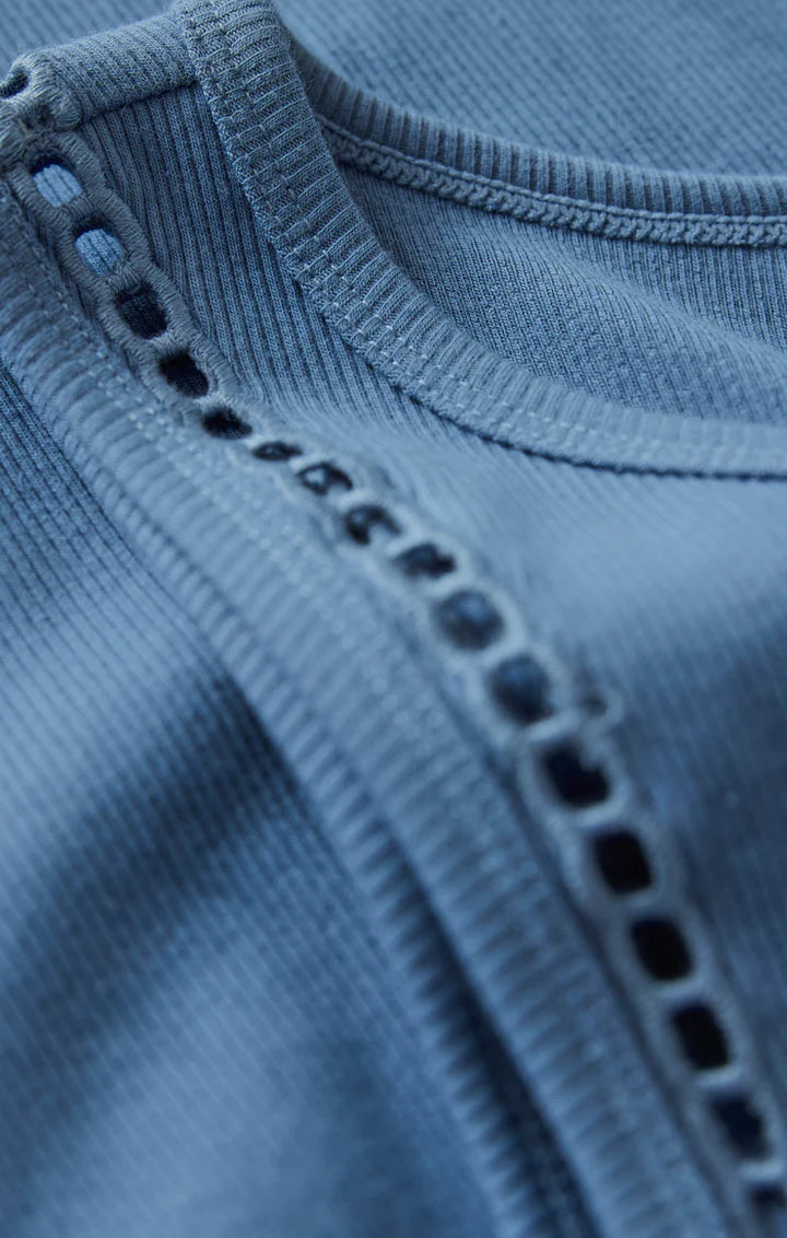 Boa Rib Tank-Lake Blue