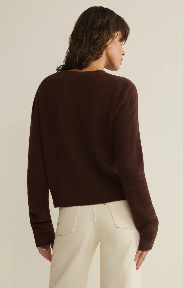 Medina Cardigan - Chocolate Cherry (CLC)