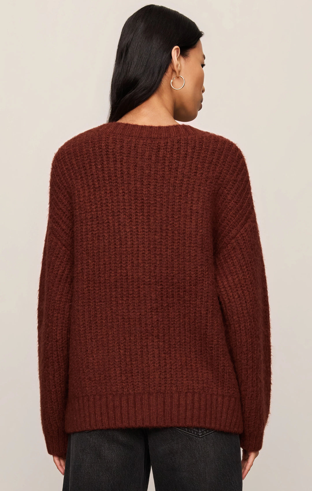 Whitmore Cardigan-Velvet Rouge